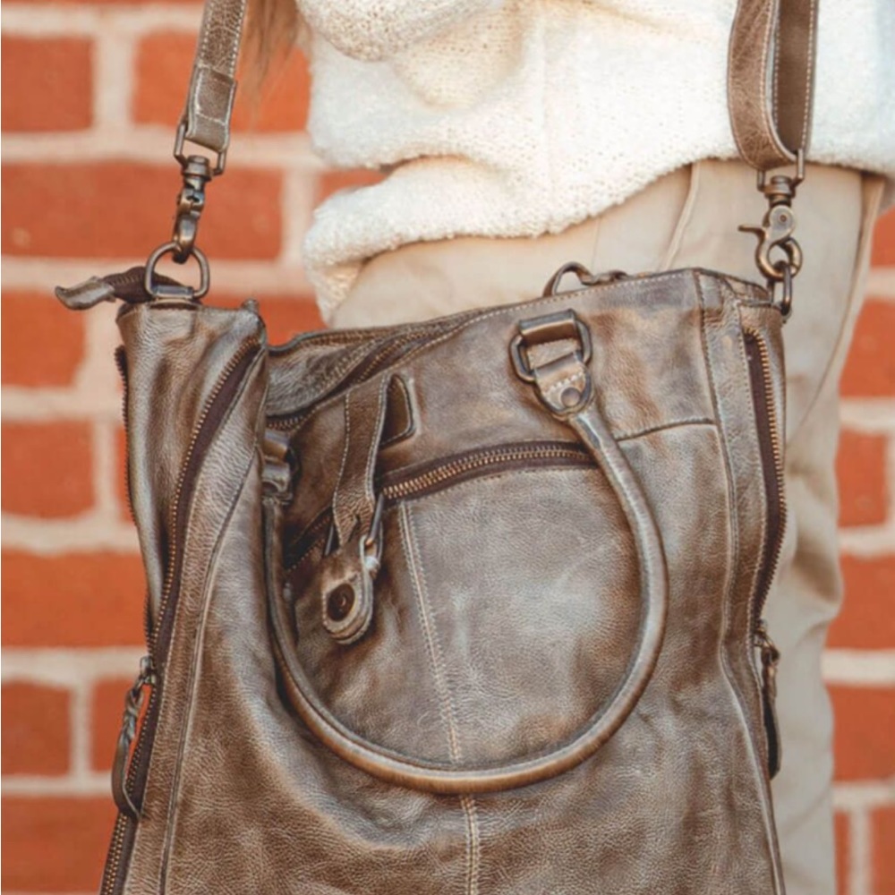 Bed Stu Mildred tote in taupe